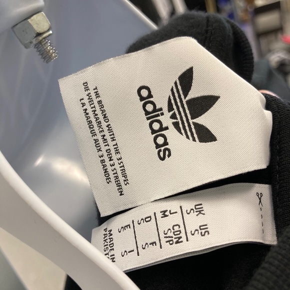 Adidas Black Sweatshirt with White Logo - Picture 5 of 8